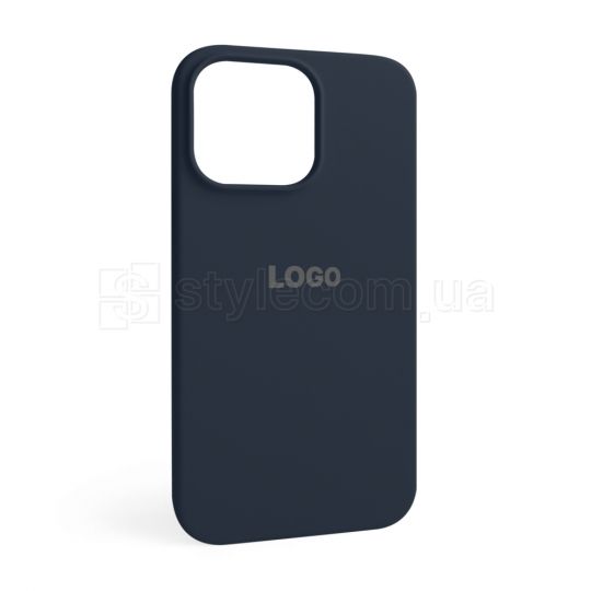 Чехол Full Silicone Case для Apple iPhone 15 Pro Max dark blue (08)