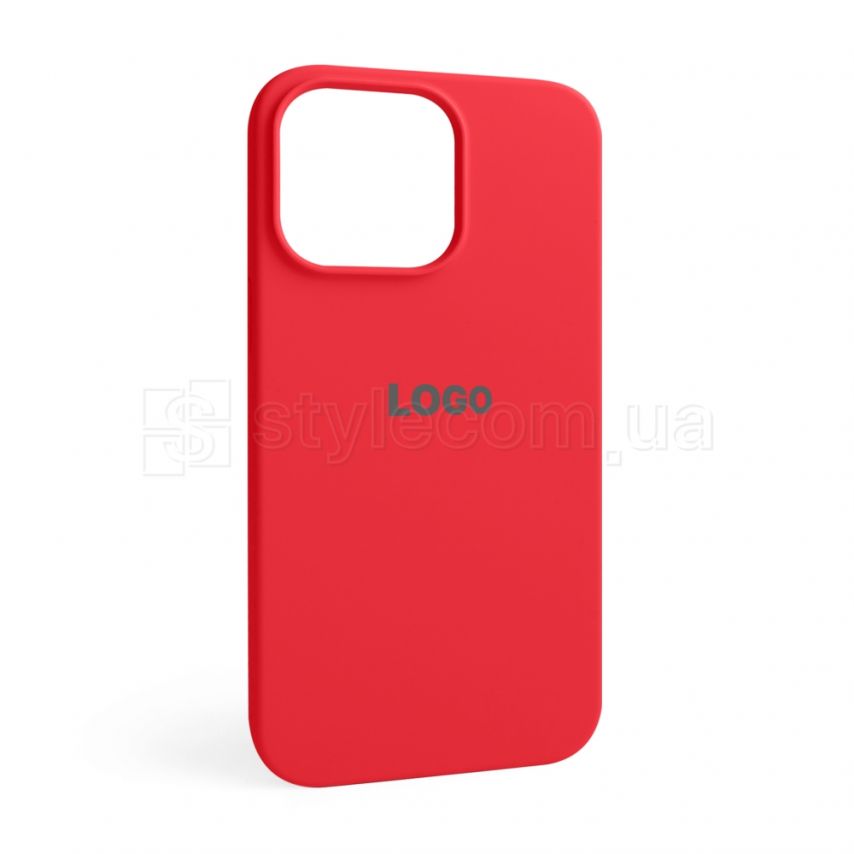 Чехол Full Silicone Case для Apple iPhone 15 Pro Max red (14)