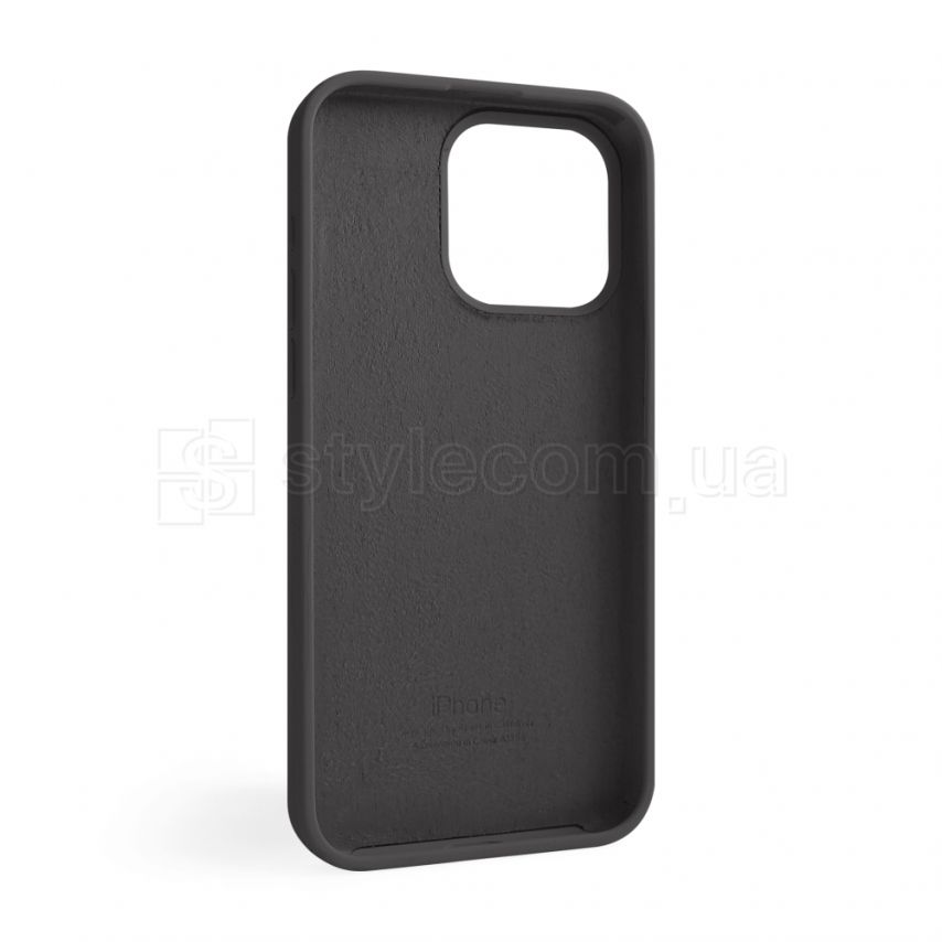 Чехол Full Silicone Case для Apple iPhone 15 Pro Max dark grey (15)