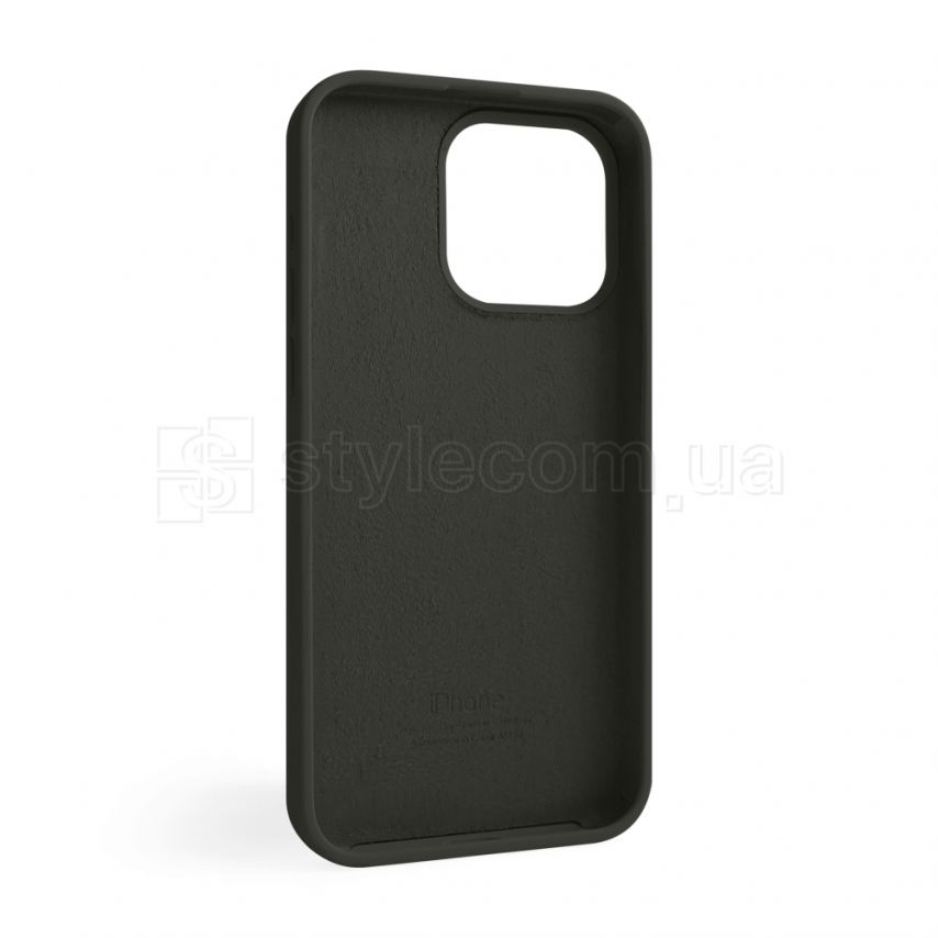 Чехол Full Silicone Case для Apple iPhone 15 Pro Max dark olive (35)