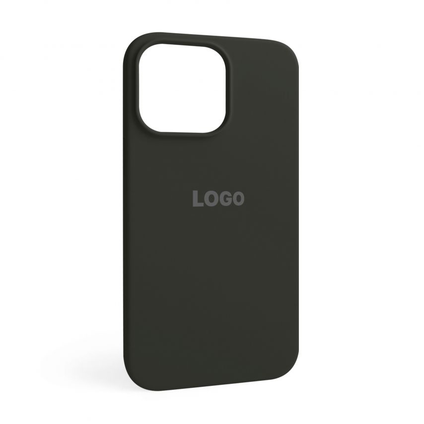 Чехол Full Silicone Case для Apple iPhone 15 Pro Max dark olive (35)
