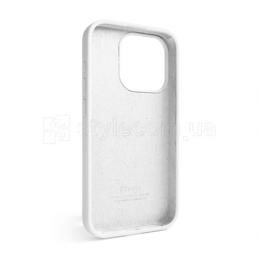 Чехол Full Silicone Case для Apple iPhone 15 Pro white (09)
