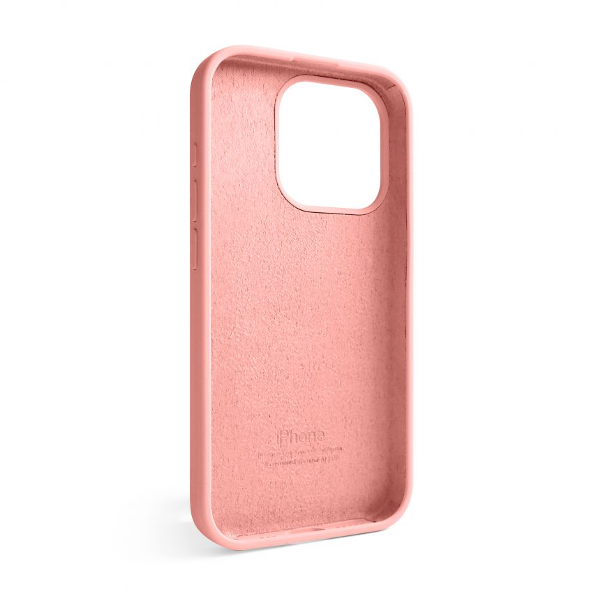 Чехол Full Silicone Case для Apple iPhone 15 Pro light pink (12)