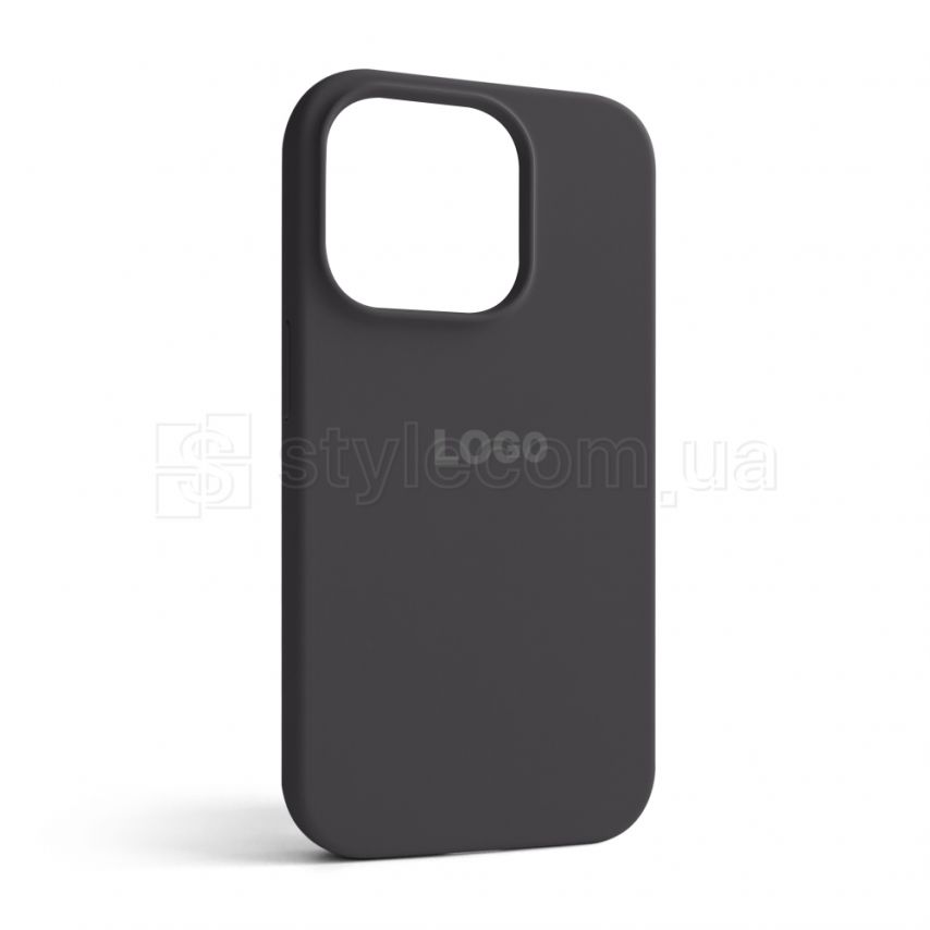 Чохол Full Silicone Case для Apple iPhone 15 Pro dark grey (15)