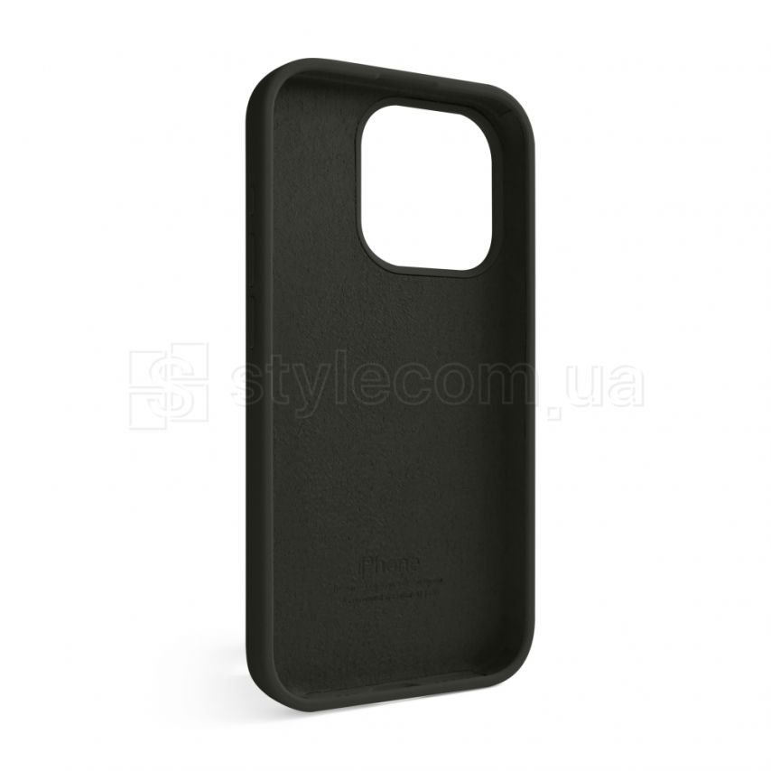 Чехол Full Silicone Case для Apple iPhone 15 Pro dark olive (35)