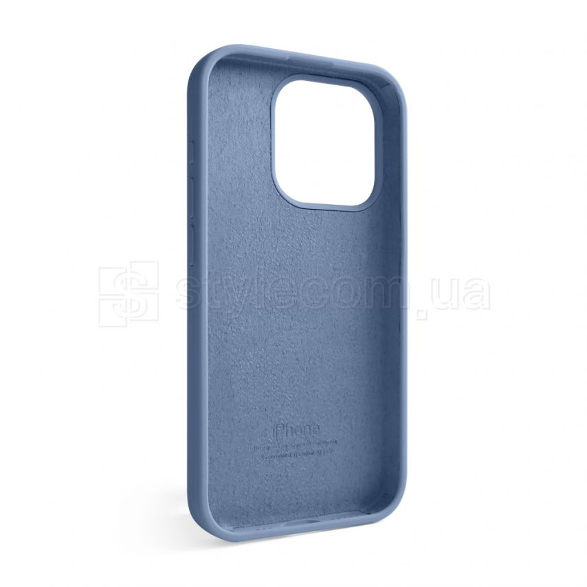 Чехол Full Silicone Case для Apple iPhone 15 Pro lavender grey (28)