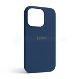 Чехол Full Silicone Case для Apple iPhone 15 Pro blue cobalt (36)