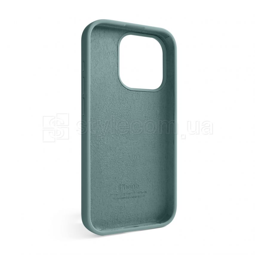 Чохол Full Silicone Case для Apple iPhone 15 Pro pine green (55)