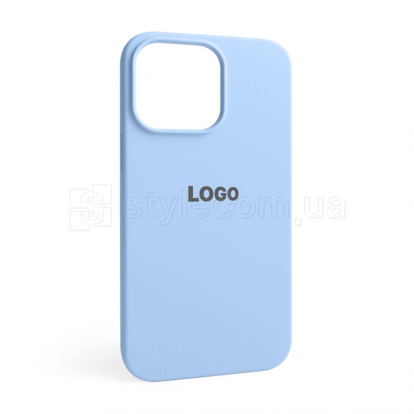 Чехол Full Silicone Case для Apple iPhone 15 Pro Max light blue (05)