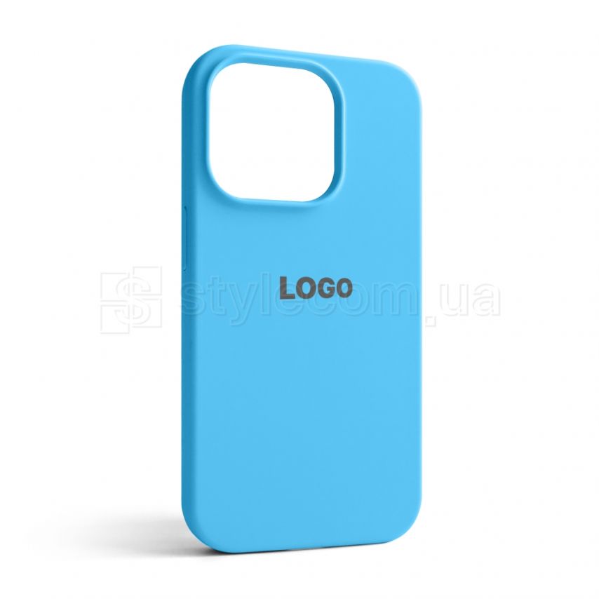 Чехол Full Silicone Case для Apple iPhone 15 Pro bright blue (16)
