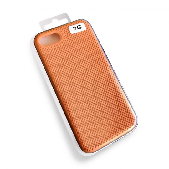 Чохол Original перфорація для Apple iPhone 7 Plus, 8 Plus peach - купити за 88.60 грн у Києві, Україні