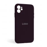 Чехол Full Silicone Case для Apple iPhone 11 elderberry (69) закрытая камера
