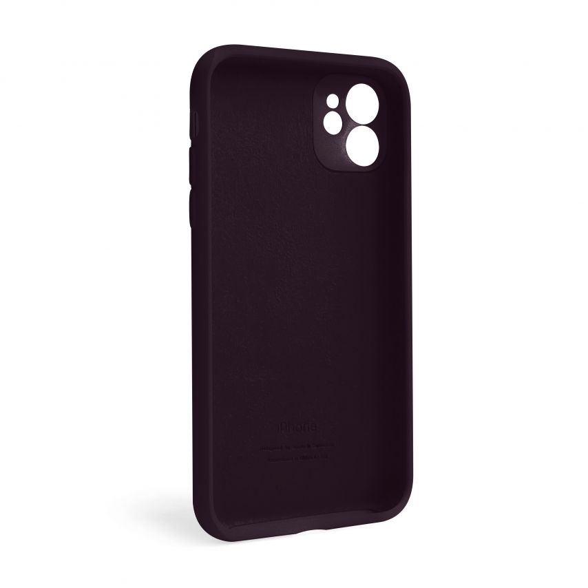 Чехол Full Silicone Case для Apple iPhone 11 elderberry (69) закрытая камера