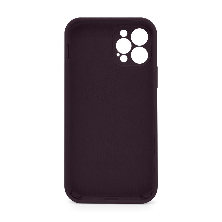 Чехол Full Silicone Case для Apple iPhone 12 Pro elderberry (69) закрытая камера
