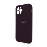 Чехол Full Silicone Case для Apple iPhone 12 Pro elderberry (69) закрытая камера