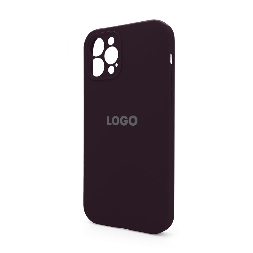 Чехол Full Silicone Case для Apple iPhone 12 Pro elderberry (69) закрытая камера