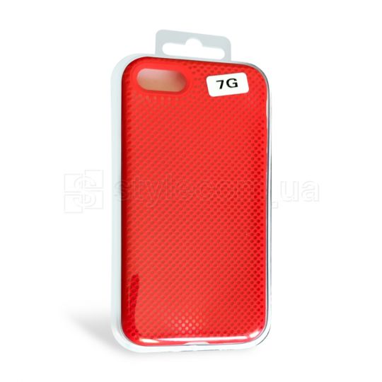 Чохол Original перфорація для Apple iPhone 7 Plus, 8 Plus red