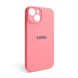 Чехол Full Silicone Case для Apple iPhone 14 watermelon (52) закрытая камера
