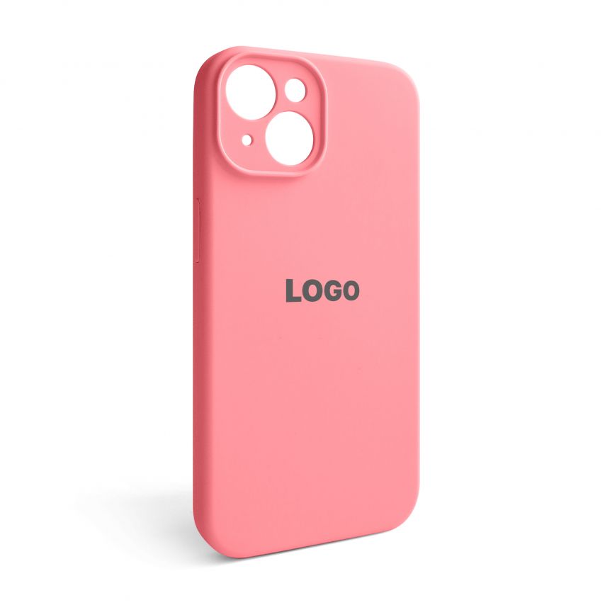 Чехол Full Silicone Case для Apple iPhone 14 watermelon (52) закрытая камера