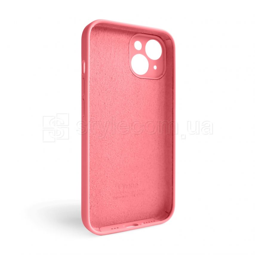 Чехол Full Silicone Case для Apple iPhone 14 watermelon (52) закрытая камера