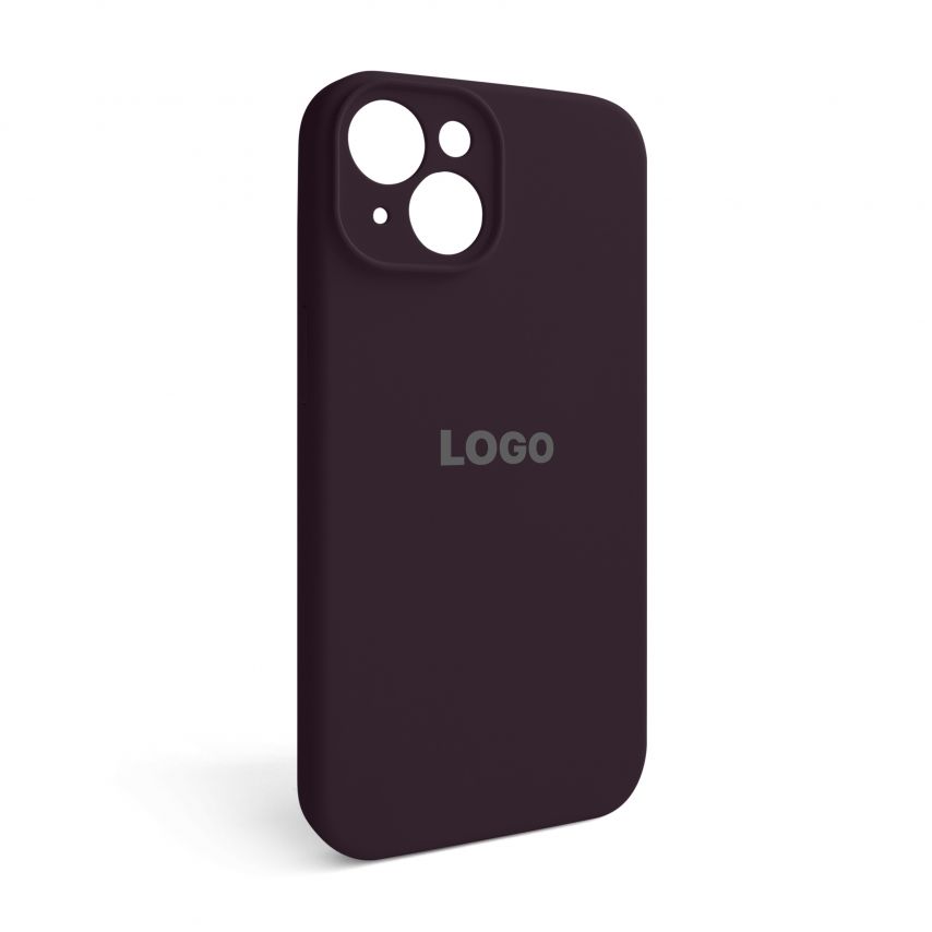 Чехол Full Silicone Case для Apple iPhone 14 elderberry (69) закрытая камера