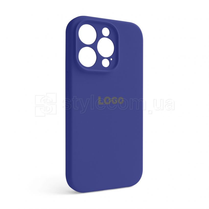 Чехол Full Silicone Case для Apple iPhone 14 Pro purple (34) закрытая камера