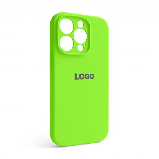 Чехол Full Silicone Case для Apple iPhone 14 Pro shiny green (40) закрытая камера - купить за 221.50 грн в Киеве, Украине