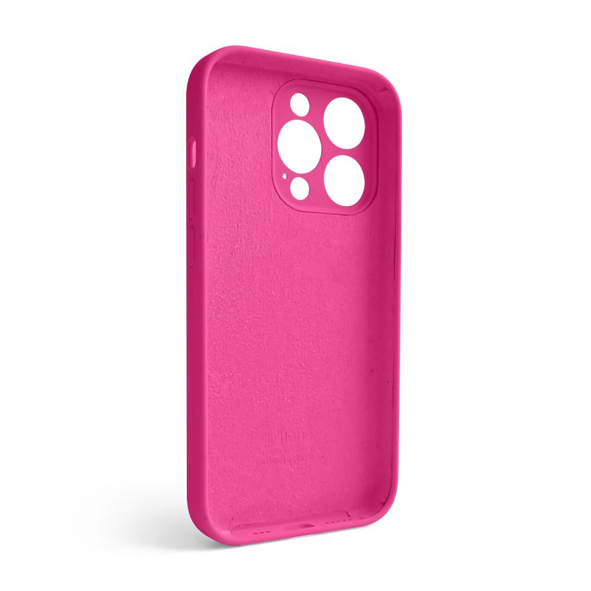 Чехол Full Silicone Case для Apple iPhone 14 Pro dragon fruit (48) закрытая камера
