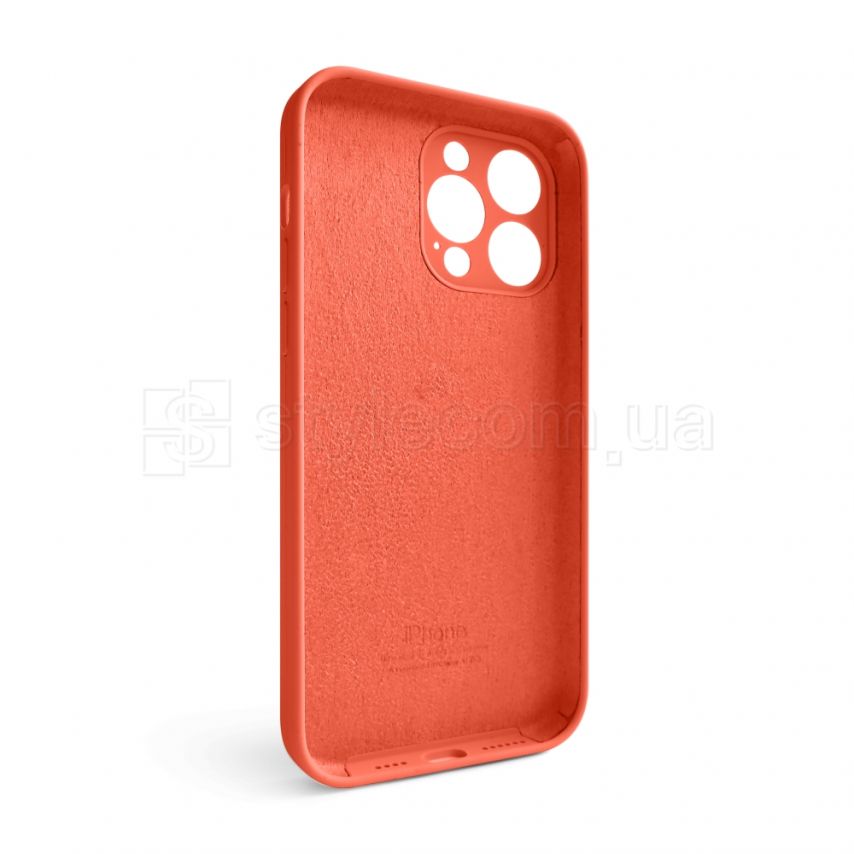 Чехол Full Silicone Case для Apple iPhone 14 Pro Max apricot (02) закрытая камера