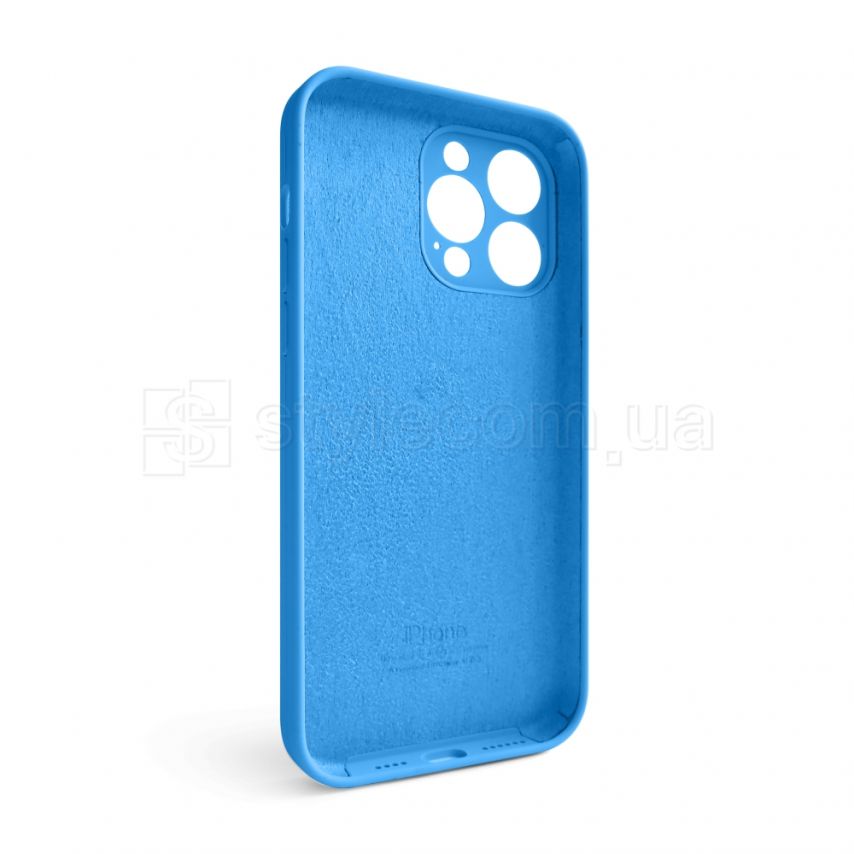 Чехол Full Silicone Case для Apple iPhone 14 Pro Max royal blue (03) закрытая камера