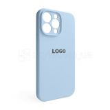 Чехол Full Silicone Case для Apple iPhone 14 Pro Max light blue (05) закрытая камера