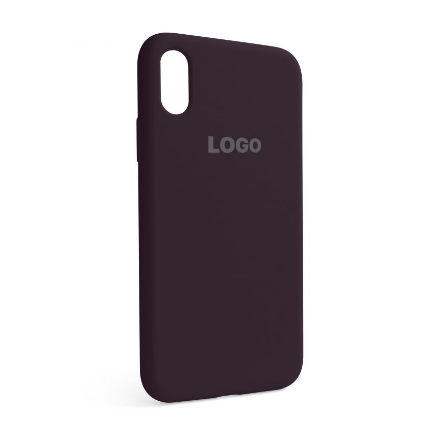 Чохол Full Silicone Case для Apple iPhone X elderberry (69)