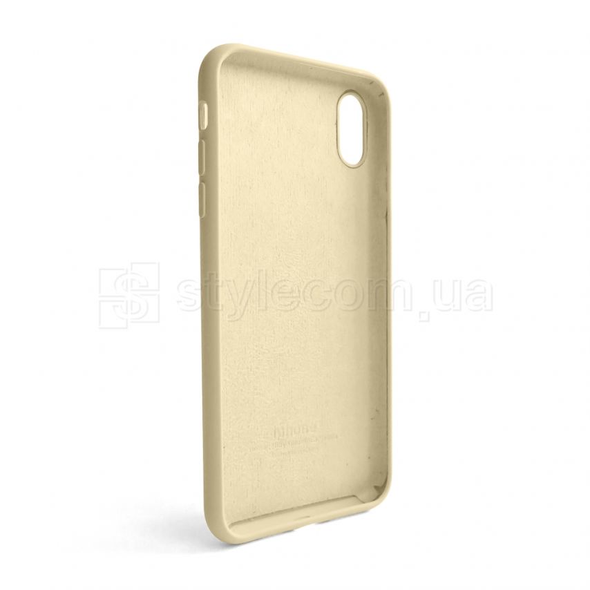 Чехол Full Silicone Case для Apple iPhone Xs Max antique white (10)