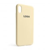 Чехол Full Silicone Case для Apple iPhone Xs Max antique white (10)