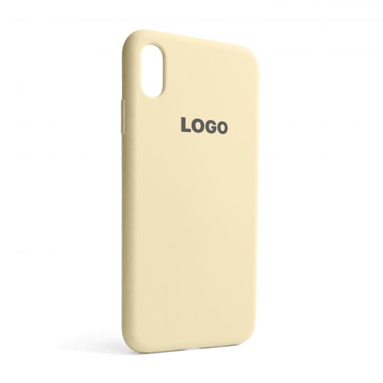 Чехол Full Silicone Case для Apple iPhone Xs Max antique white (10)