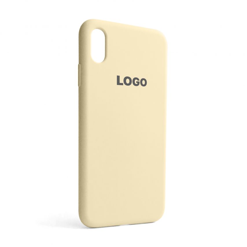 Чехол Full Silicone Case для Apple iPhone Xs Max antique white (10)