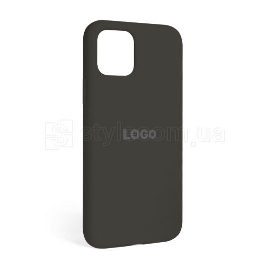 Чехол Full Silicone Case для Apple iPhone 12, 12 Pro dark grey (15)