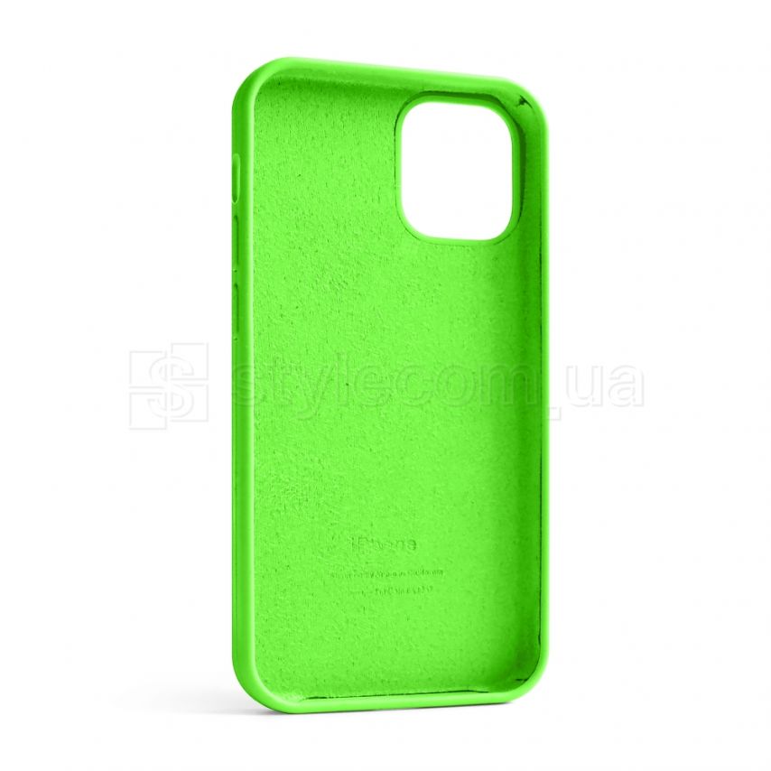 Чехол Full Silicone Case для Apple iPhone 12 mini shiny green (40)