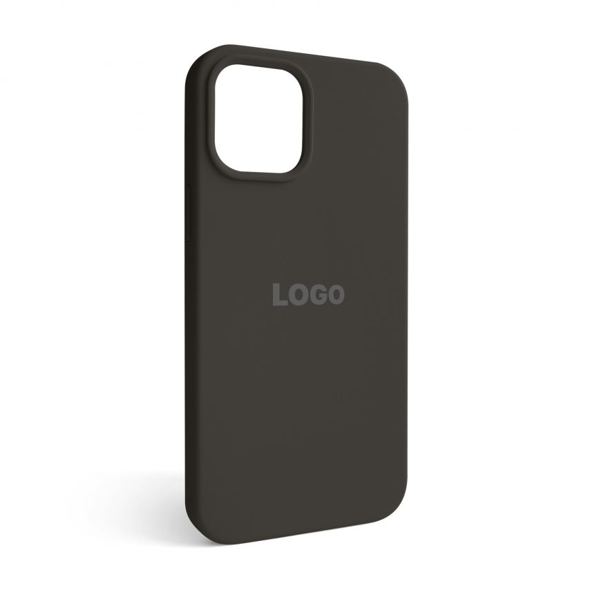 Чохол Full Silicone Case для Apple iPhone 12 Pro Max dark grey (15)