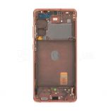 Дисплей (LCD) для Samsung Galaxy S20 FE/G780 (2020) с тачскрином и рамкой orange Service Original (PN:GH82-24219F, GH82-24220F) - купить за 4 784.00 грн в Киеве, Украине