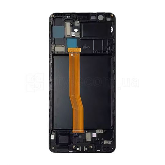 Дисплей (LCD) для Samsung Galaxy A7/A750 (2018) с тачскрином и рамкой black (Oled) Original Quality