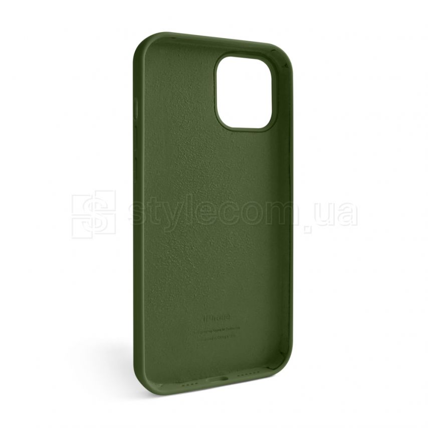 Чехол Full Silicone Case для Apple iPhone 12 Pro Max army green (45)
