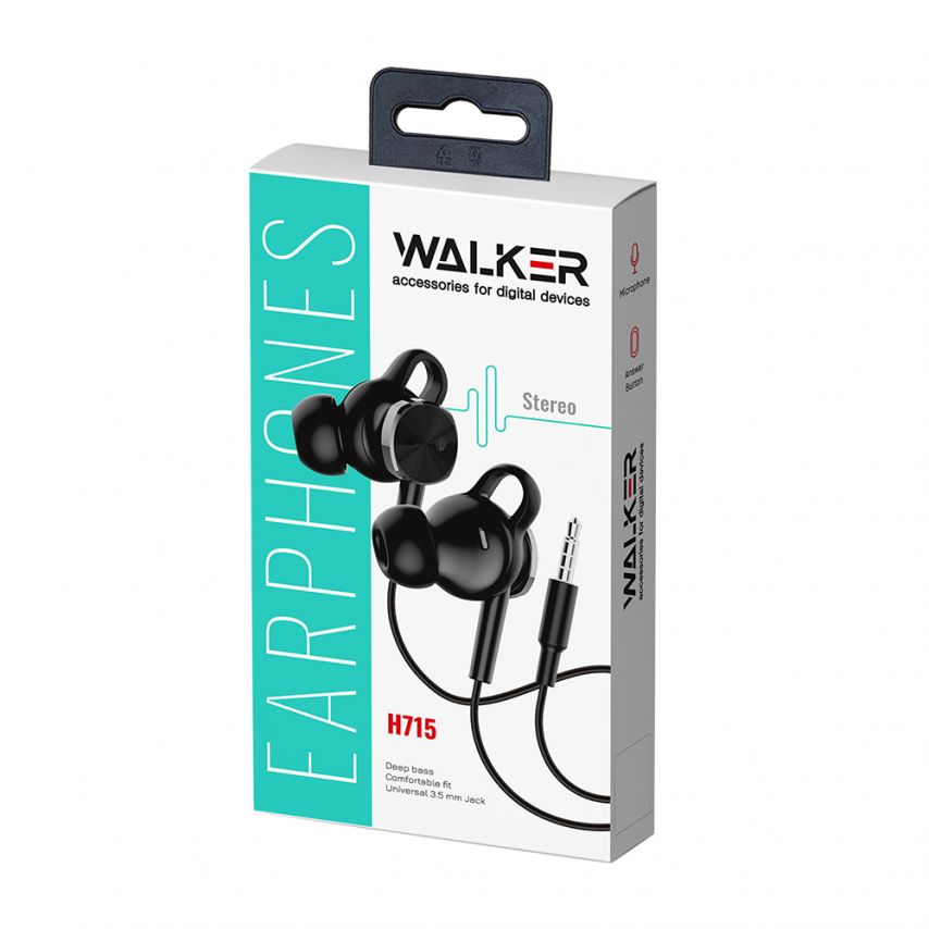 Навушники WALKER H715 black