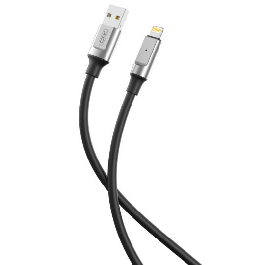 Кабель USB XO NB251 Lightning Quick Charge 6A black