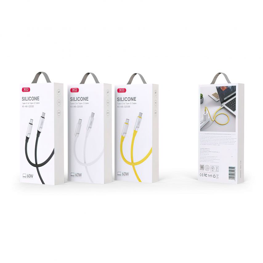 Кабель USB XO NB-Q252B Type-C to Type-C PD 60W black