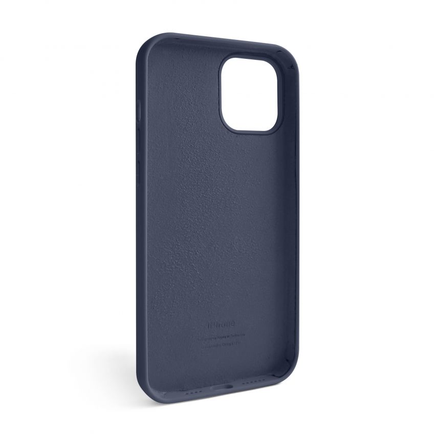 Чохол Full Silicone Case для Apple iPhone 12 Pro Max dark blue (08)