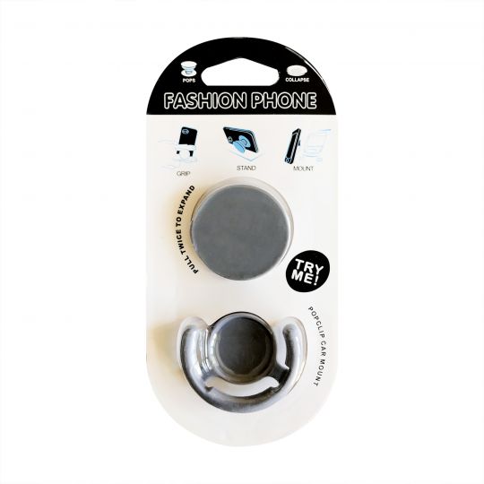Автодержатель-подставка для телефона PopSocket grey - купить за 45.00 грн в Киеве, Украине