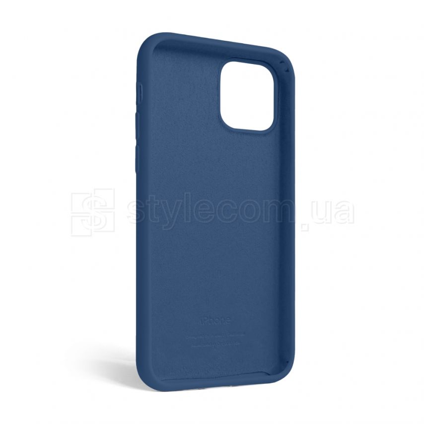 Чехол Full Silicone Case для Apple iPhone 12, 12 Pro blue cobalt (36)