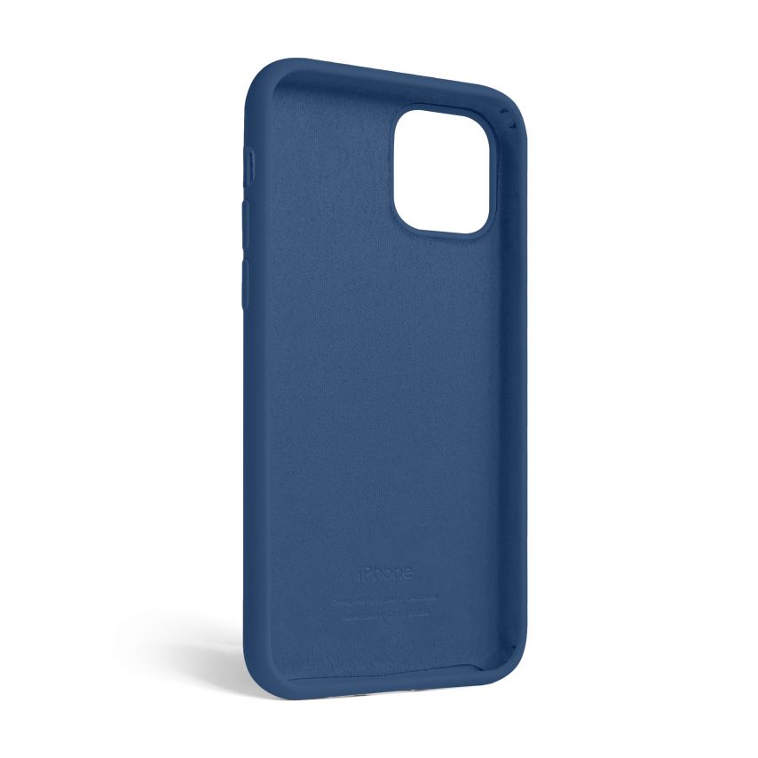Чохол Full Silicone Case для Apple iPhone 12, 12 Pro blue cobalt (36)