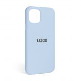 Чехол Full Silicone Case для Apple iPhone 12, 12 Pro sky blue (58)